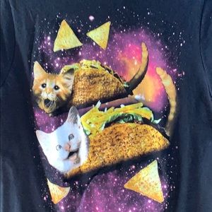 Black Matter Size S TACO CATS! Tee Shirt